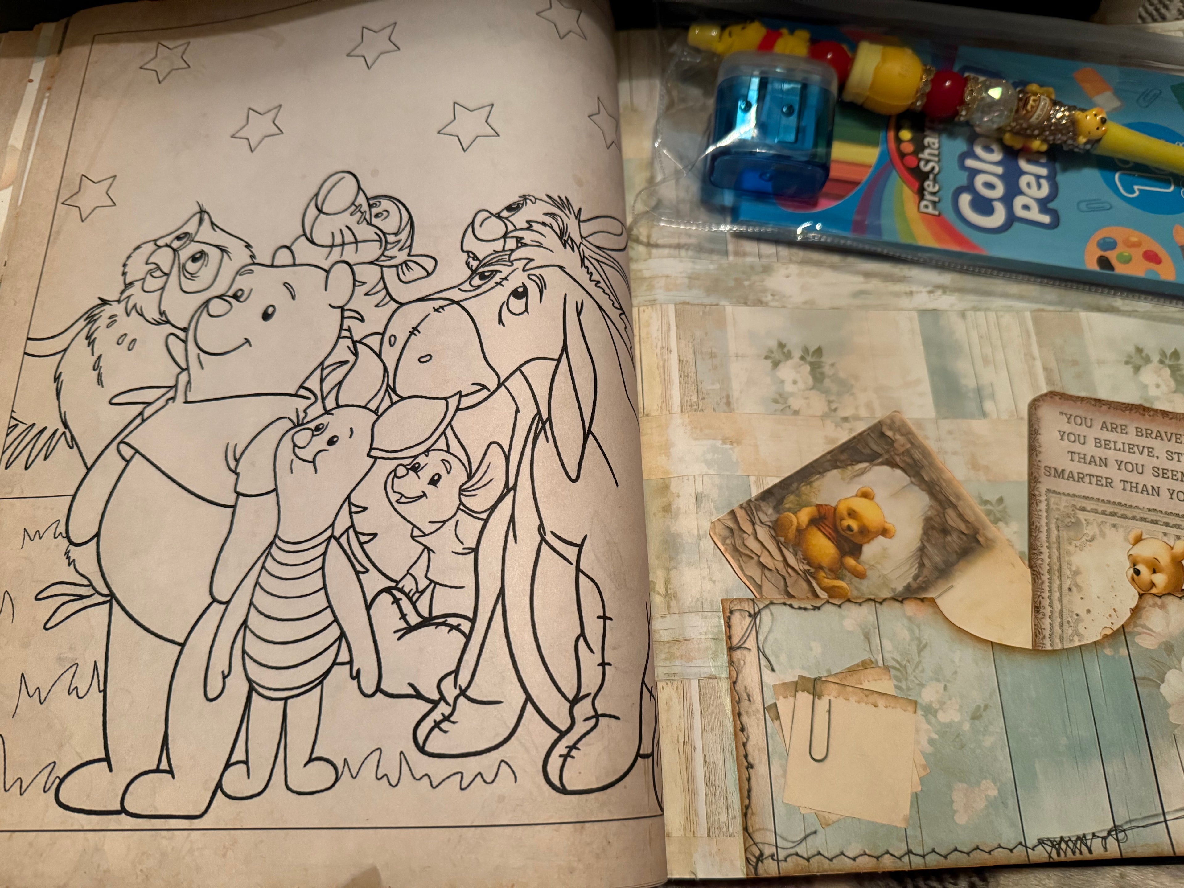 Pooh coloring book