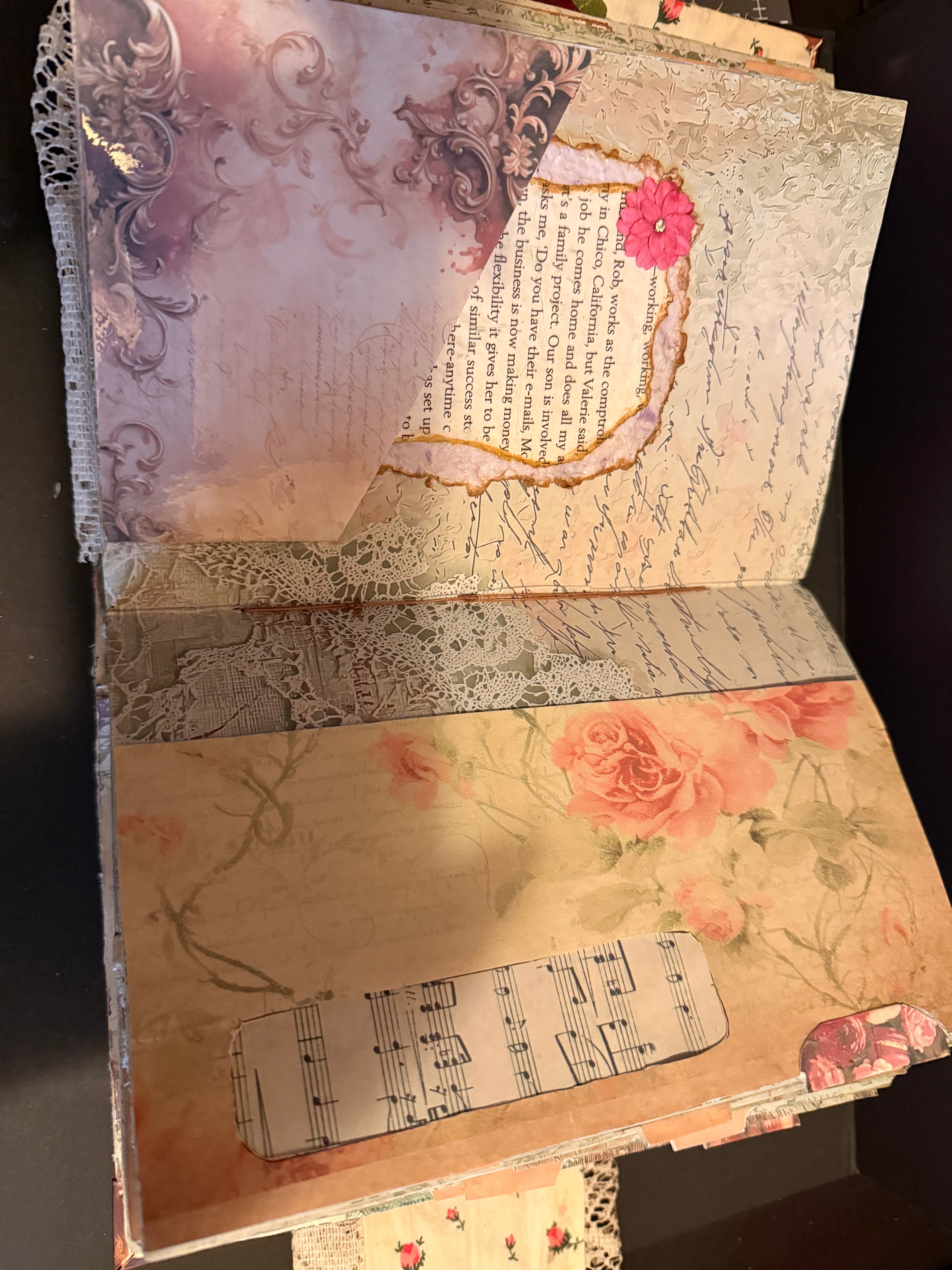 149 Page Journal with pockets and Journaling pages