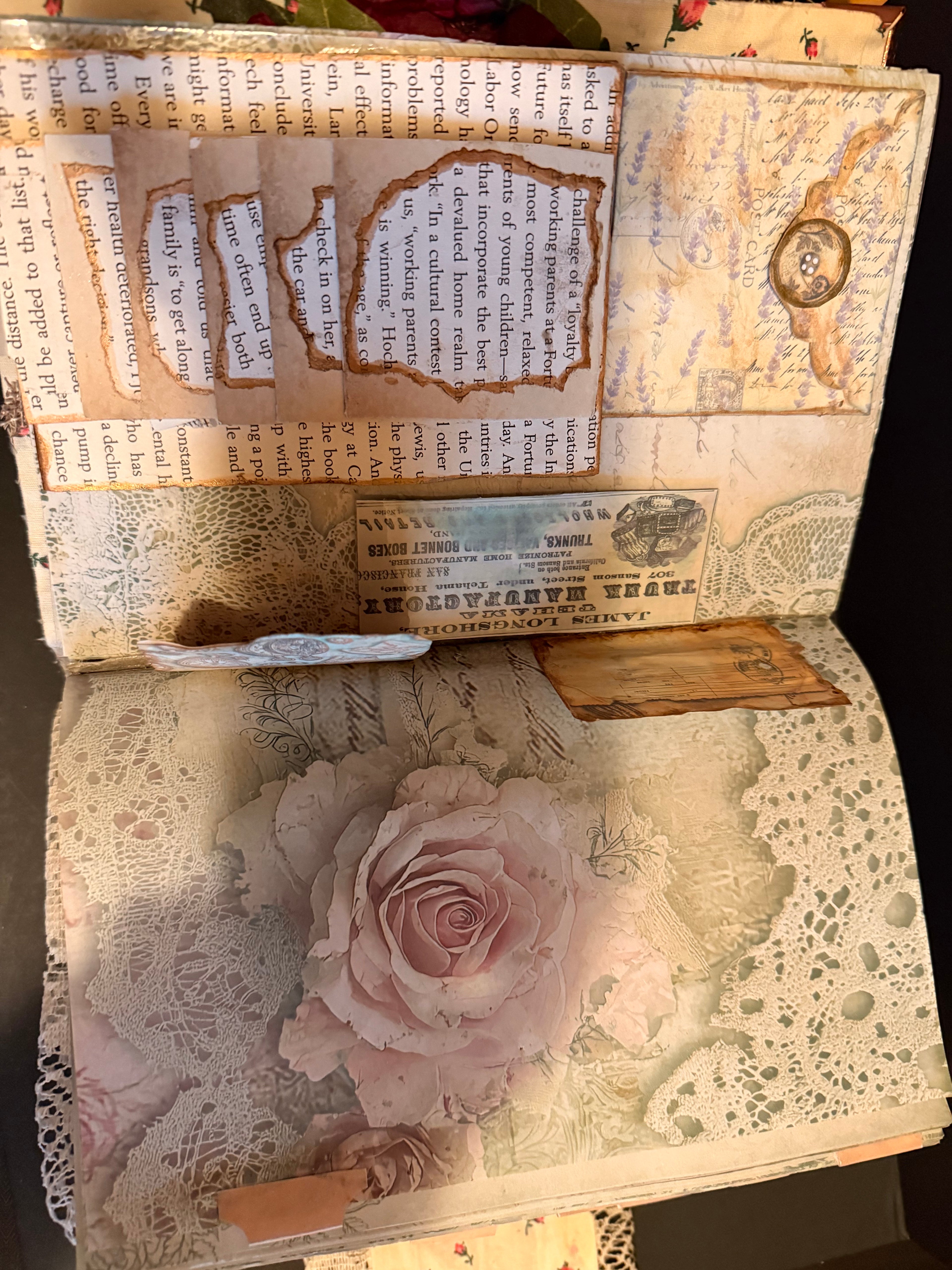 149 Page Journal with pockets and Journaling pages