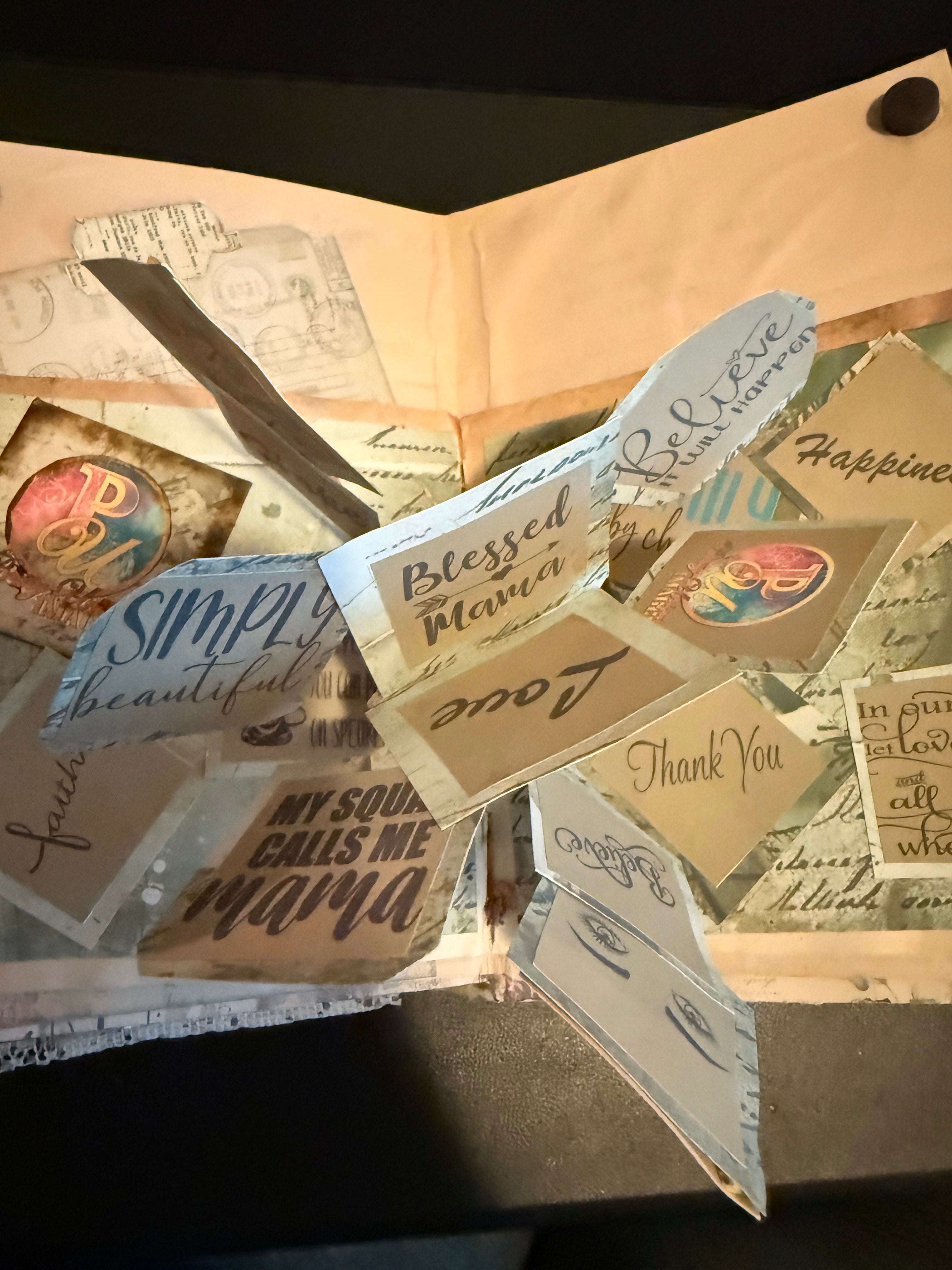 149 Page Journal with pockets and Journaling pages