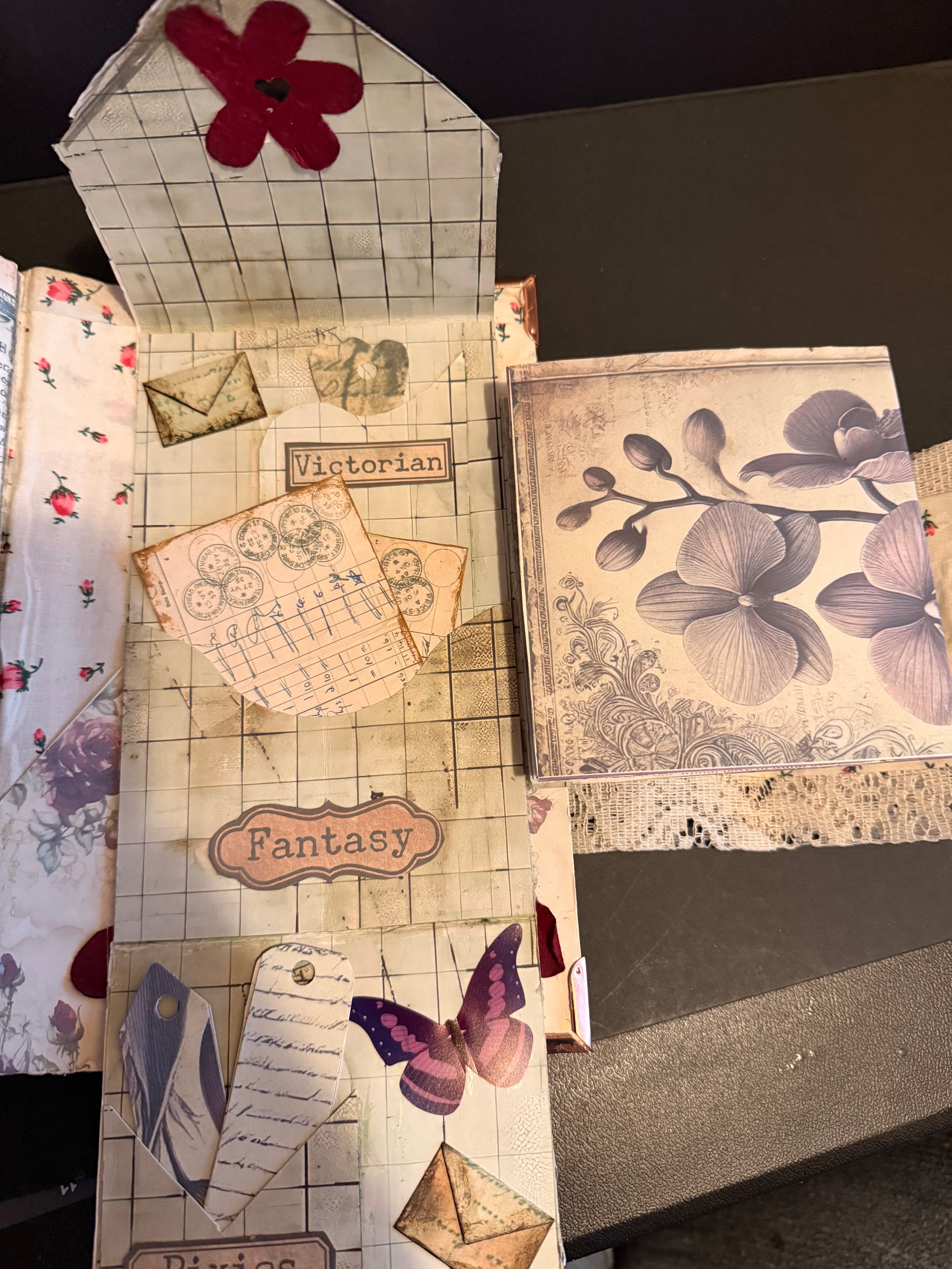 149 Page Journal with pockets and Journaling pages